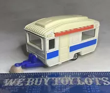 Vintage Corgi Toys - Caravan Camper 5th Wheel - White - #490 - 1978 - 1:36