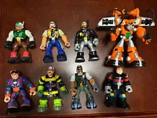 Mattel Rescue Hero’s Lot Of 8 Figures 1998-2004