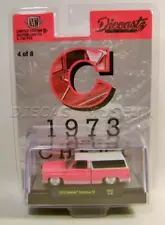 1973 '73 CHEVY CHEYENNE 10 PICKUP TRUCK PINK #4 DIECASTZ M2 MACHINES 2022