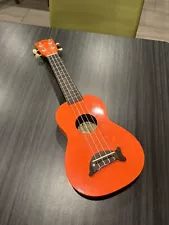 Makala Soprano Dolphin Ukulele Orange Used Hawaii