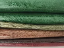 Java Lizard Skin Leather, Multi Colors, Cheap, Good Quality, FLASH SALE-“Taupe”