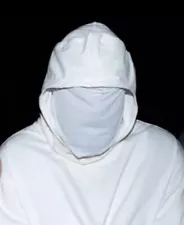 Donda Kanye Yeezy Ye inspired White mesh blank mask balaclava