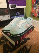 Dunk Low SB “Tiffany Lobster” Custom Sneaker. Size 11 Men US