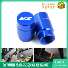 For YAMAHA YZ 80 85 125 250 426 450 YZ450 BLUE FX Wheel Tire Valve Cover Cap