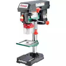 Grizzly Industrial Benchtop Drill Press 1700 RPM 5-Speed 1/3 HP Variable Speed