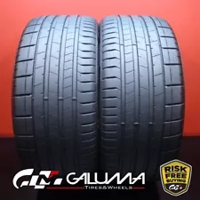 Set of 2 Tires LikeNEW Pirelli P Zero PZ4 245/35R20 245/35/20 ZR No Patch #80994 (For: 2018 Ferrari 488 Spider)