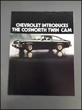 1975 Chevrolet Cosworth Vega Vintage Original Car Sales Brochure Folder