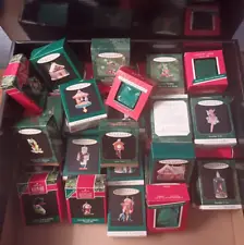 LOTS of Hallmark Keepsake MINIATURE Christmas Ornaments 1998-1992 YOU PICK