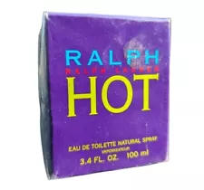 RALPH HOT by RALPH LAUREN 3.4 fl oz / 100 ML Eau De Toilette Spray NEW IN BOX