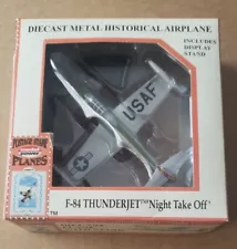 Model Power 1/100 Series Diecast Plane F-84 Thunderjet "Night Take Off"