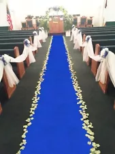 Aisle Runners Wedding Accessories Royal Blue Aisle Runner Carpet Rugs for Step a