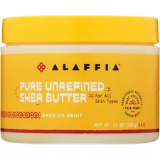 Alaffia Unrefined Shea Butter Passion Fruit 11 Oz