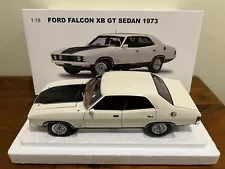 1:18 1973 Ford XB Falcon GT Sedan Polar White (A72797)