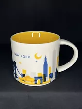 Starbucks New York City 14 Oz Coffee Mug Cup You Are Here Collection