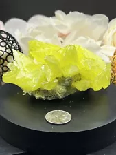 #2 Crystallized Sulfur Specimens 326g L@@K Free ship & Gift