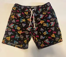 Drill Clothing Mens McShorts 90s Fresh Prince of Bel Air Geometric Stretch Twill