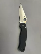 Spyderco Paramilitary 2 Dark Gray G10 ELMAX Blade Knife C81GPDGYLMX2