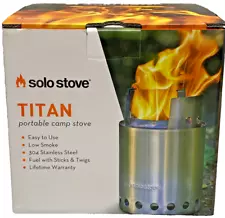 Solo Stove TITAN 304 Stainless Steel Wood Burning Camp Stove for 2-4 People