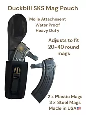 SKS magazine pouch, Duckbill Mag Pouch, SKS Mag Pouch Holder Molle, Norinco,Yugo