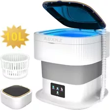 Portable Washing Machine, 10L Mini Washer and Dryer Foldable Washer Machine