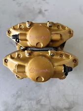 2003-2008 Nissan 350Z Infiniti G35 Gold Rear Brembo Caliper Set