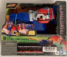 NERF Transformers Rise of the Beasts 2-in-1 Optimus Prime Blaster NEW!