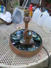 Vintage Copper Tabletop Water Fountain by Unique Arts Bird Works