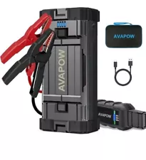 AVAPOW Jump Starter 2000A Peak Portable Battery Jump Starter for Car with Dual U