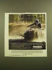 1988 Yamaha Big Bear 350 ATV Ad - Yamaha Runs A Muck