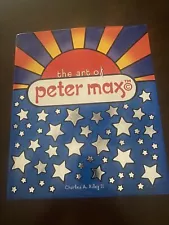 2002 The Art of Peter Max Signed By The Artist First Printing With Drawing