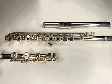 Brannen Cooper Flute For Sale (Solid Silver + 14K Riser)