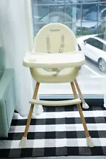 Portable Baby High Chair Convertible High Chair for Babies Adjustable Height