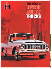 International Harvester Light Duty Trucks (D-Series) 1965 Sales Brochure