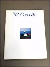 1992 Chevrolet Corvette and ZR-1 ZR1 48-page Original Car Sales Brochure Catalog