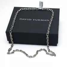 New DAVID YURMAN Men's 6mm 24" Shipwreck Chain Necklace in Sterling Silver