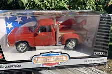 AMERICAN MUSCLE 1/18 SCALE '78 DODGE LIL RED TRUCK!!! 1/18TH SCALE NIB NOS! 7385