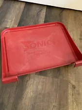 Vintage Carhop window serving tray Red Sonic America's Drive in USA drive up