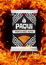 Paqui Haunted Ghost Pepper Spicy Tortilla Chips, Gluten Free 7 OZ REAL HEAT