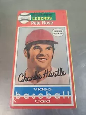 Sports Card Pete Rose VHS tape Charlie Hustle 1979 Greatest legends NEW SEALED