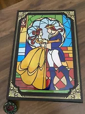 Disney Beauty And The Beast Stained Glass Window Journal