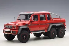 1:18 AUTOart MERCEDES-BENZ G63 AMG 6x6 RED 76304