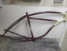 Vintage 1947 Schwinn 26" Straightbar Frame Hornet Autocycle Klunker Cruiser Dx