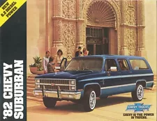 1982 Chevrolet Suburban Sales Brochure C10/C20/K10/K20