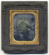 Civil War ambrotype soldier NY 150th regiment