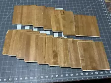 Parquet Floor: 4 SQ FT 6x6 "IMPERFECT" Tongue & Groove Chestnut Color 16pcs