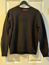 Supreme Crewneck Cut Out Box Logo Black (SS20) Medium