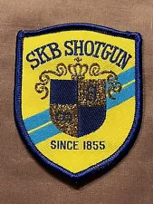 VINTAGE "SKB SHOTGUN ” Patch Since 1855