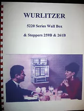 Wurlitzer Jukebox 5220 Series Wall Box Steppers 259B & 261B Manual Jukebox