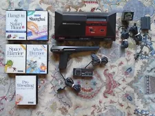 Sega Master System 1986 "Snail Game" console, 5 games, controllers, TESTED, READ