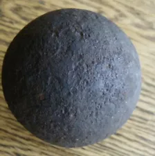 CIVIL WAR ERA CANNON BALL -2.75" SOLID SHOT - Battle Of Shiloh